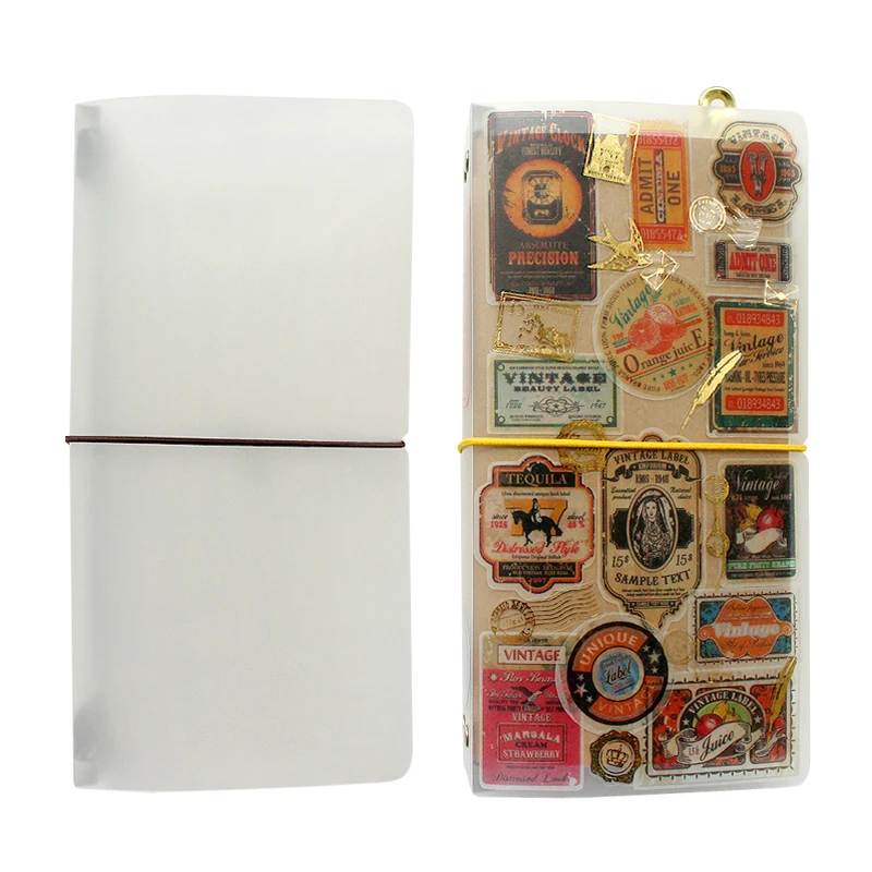 Vintage Leather Journal Notebook - Wkład do notesu podróżnika, wkład do