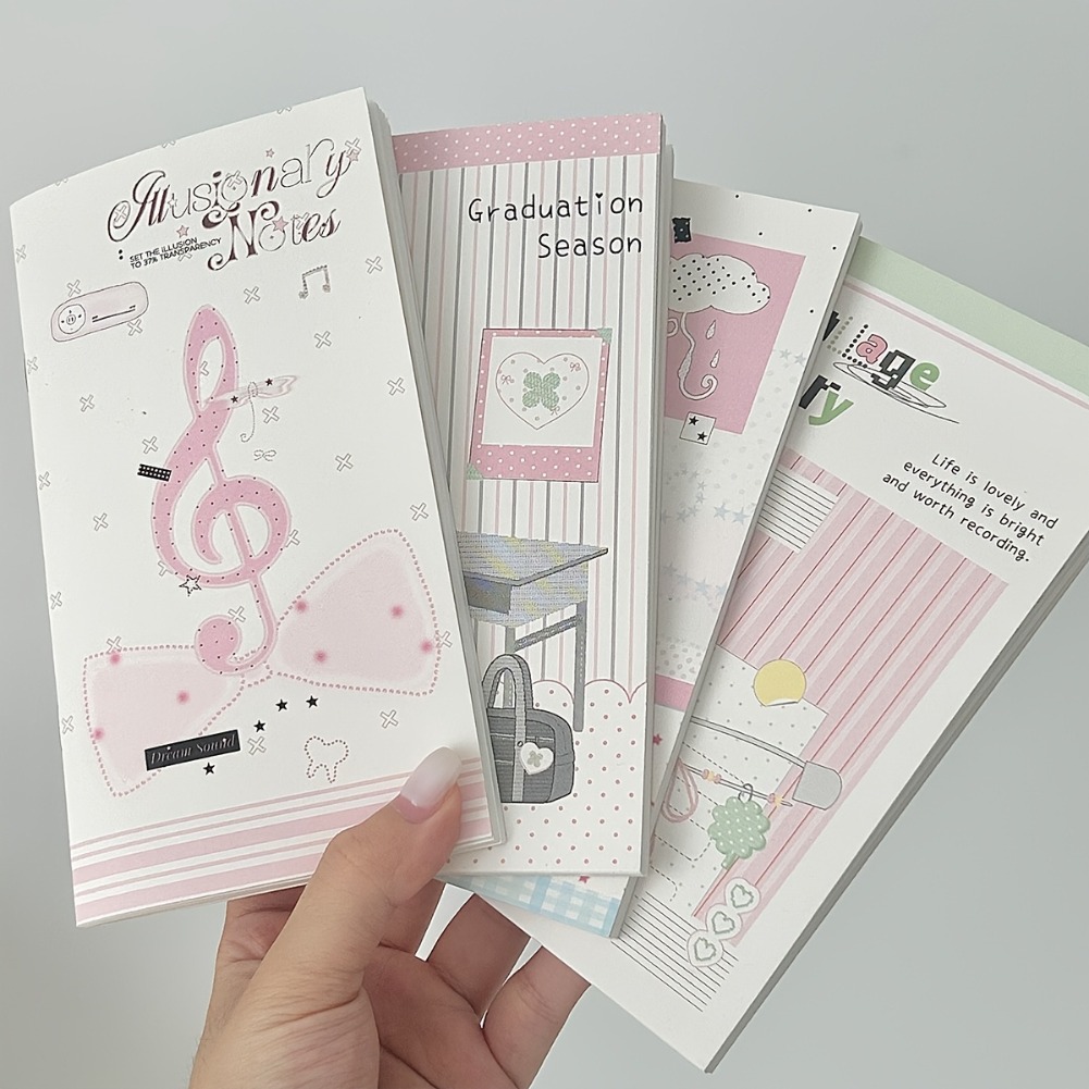 Blank Sheet Music Notebook - Koreański kieszonkowy notatnik muzyczny A6, czysty,