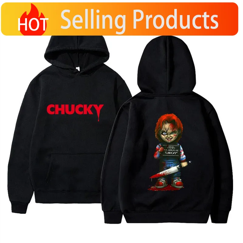 Movies - Bluzy z kapturem Chucky w stylu