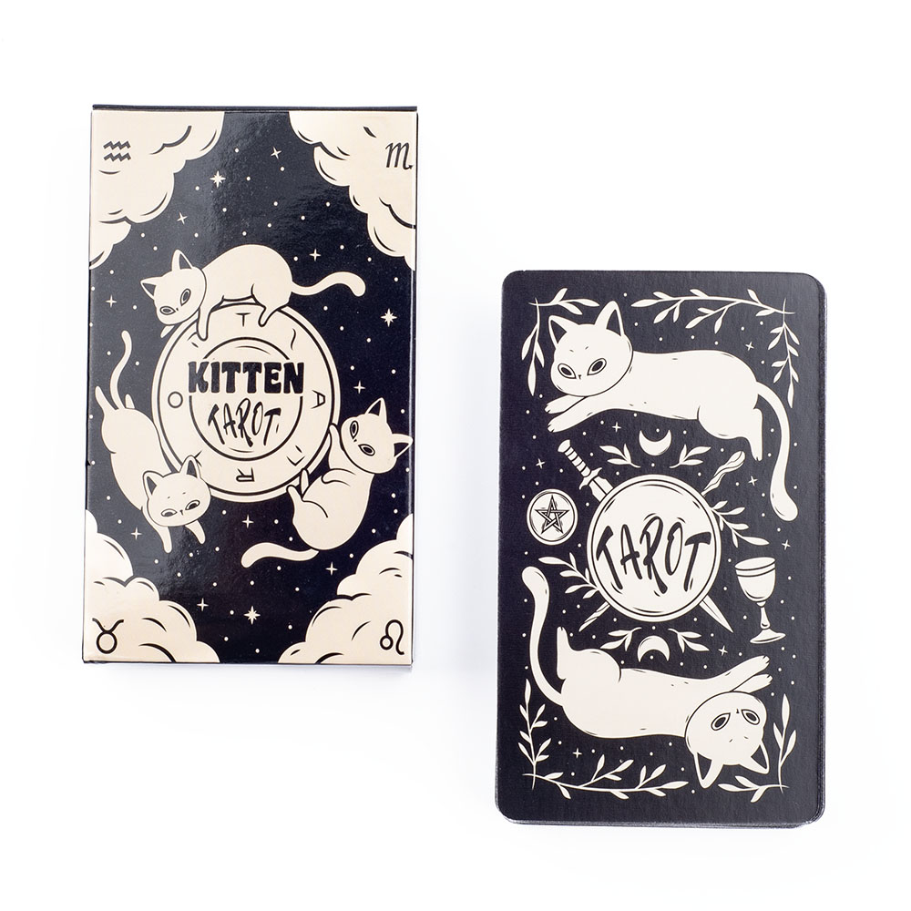 Zestaw kart tarota Kitten, 78  – Tarot Deck With Guidebook recenzja i cena