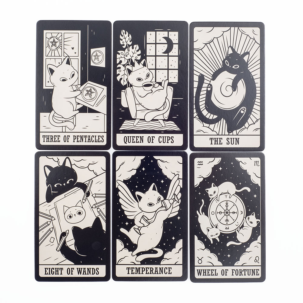 Zestaw kart tarota Kitten, 78  – Tarot Deck With Guidebook recenzja i cena