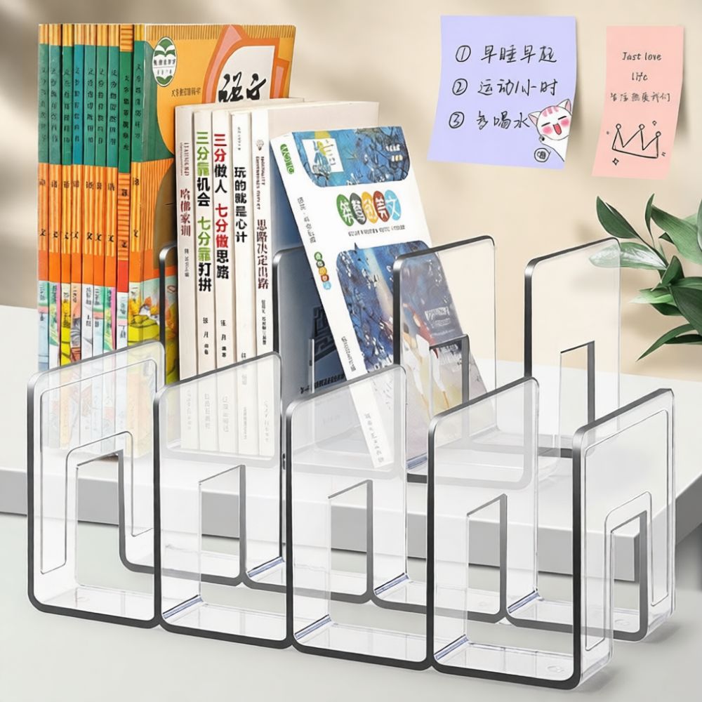 Akrylowy organizer na biurko,  – Clear Acrylic Book Stand Holder recenzja i cena