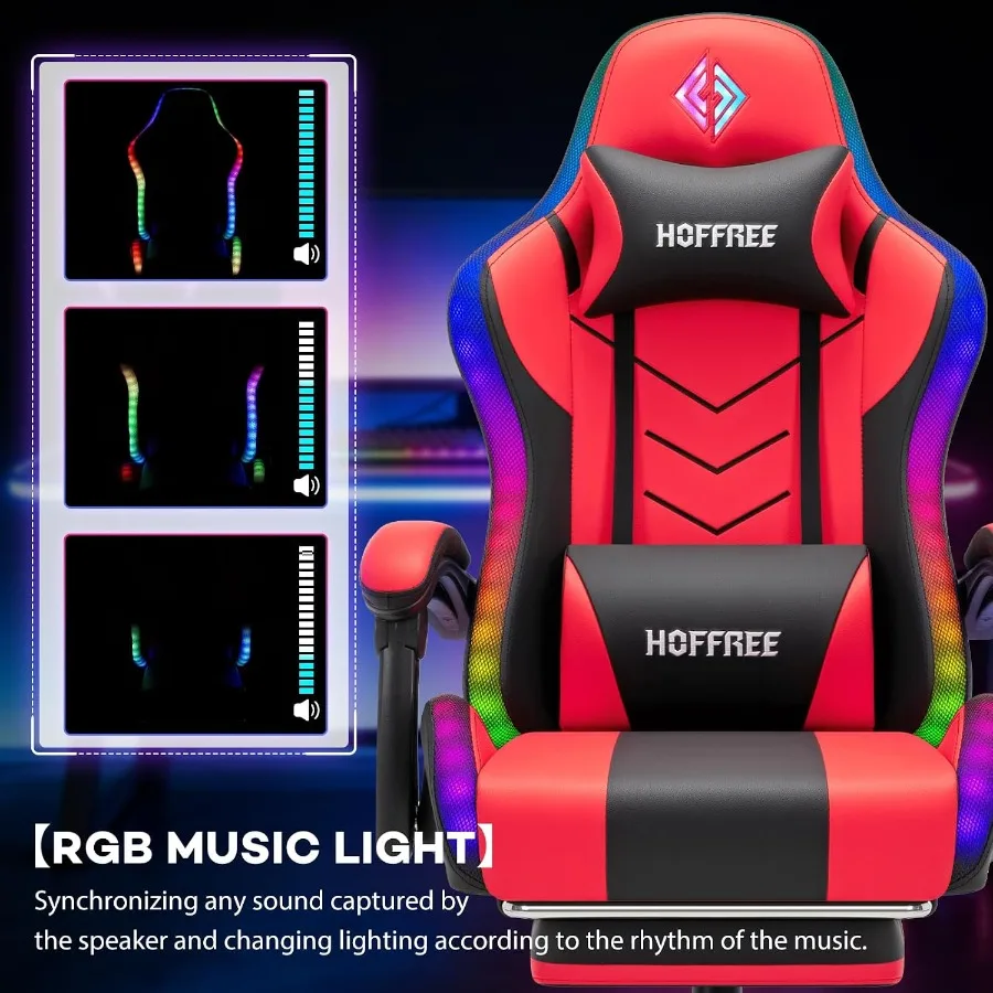 Gamingowe krzesło RGB z wbudow – Music recenzja i cena