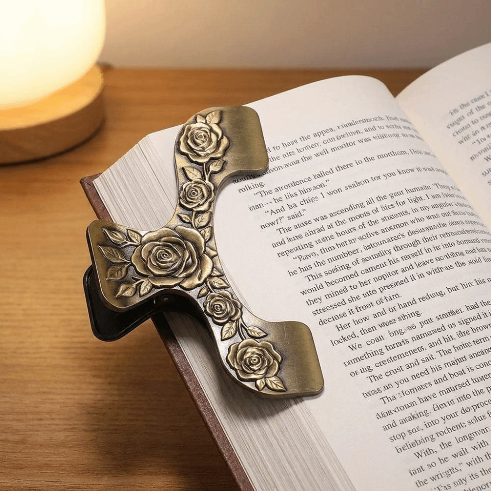 Retro, rzeźbione metalowe klip – Stationery Books recenzja i cena