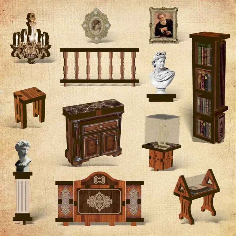 Filozoficzna biblioteczka, dek – Diy Wooden Book Nook Kit Shelf Insert recenzja i cena