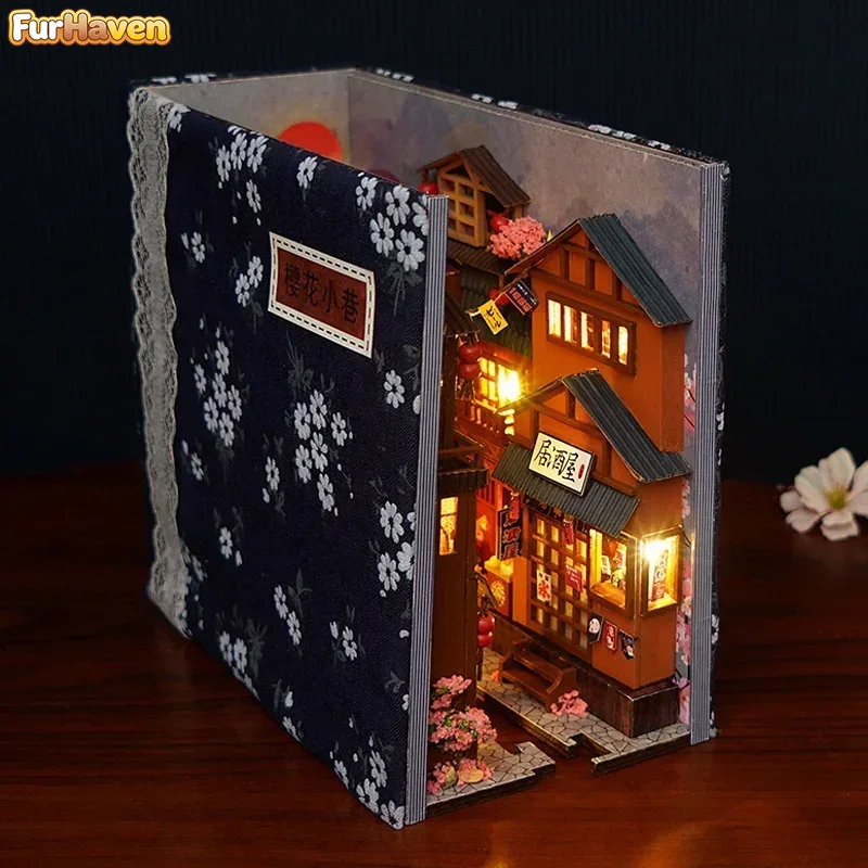 Zestawy do samodzielnego monta – Diy Wooden Book Nook Kit Shelf Insert recenzja i cena