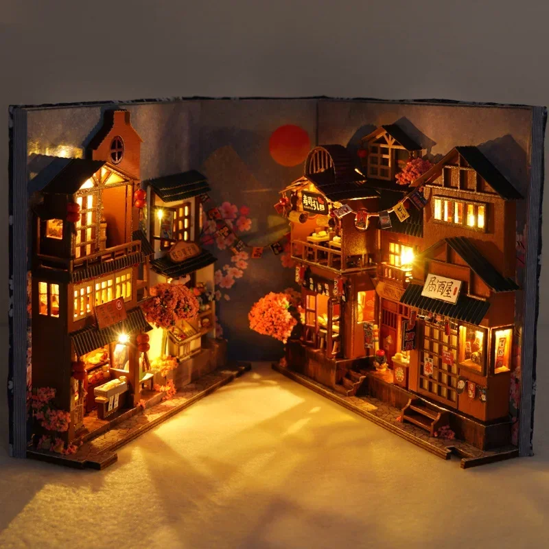 Zestawy do samodzielnego monta – Diy Wooden Book Nook Kit Shelf Insert recenzja i cena