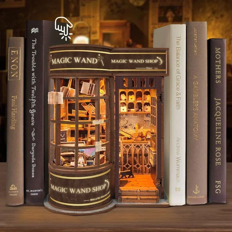 Zestawy do samodzielnego monta – Diy Wooden Book Nook Kit Shelf Insert recenzja i cena