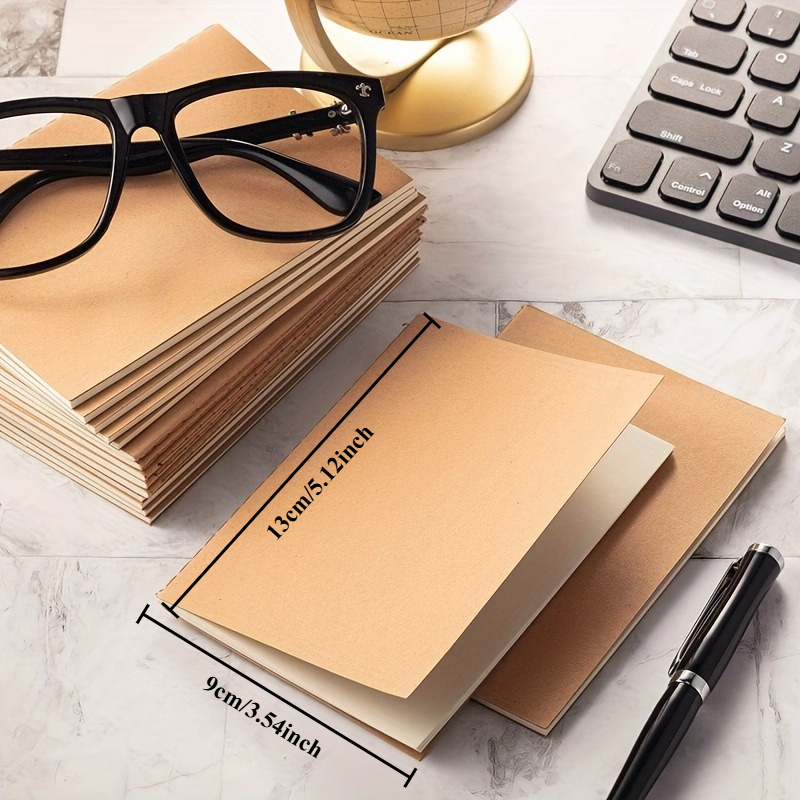 Notatnik 5/10/20 szt. Mini 13x – Vintage Leather Journal Notebook recenzja i cena