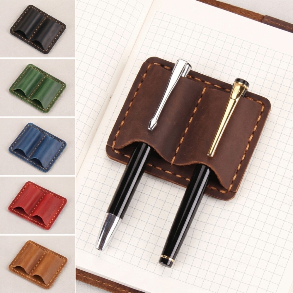 Podwójny skórzany uchwyt na dł – Vintage Leather Journal Notebook recenzja i cena