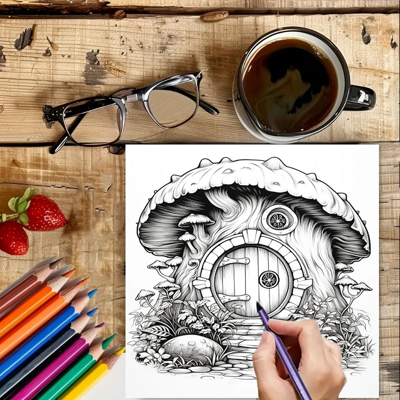 Książeczka do kolorowania: Drz – Adult Coloring Book Stress Relief recenzja i cena