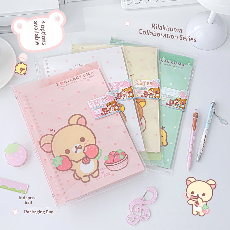 Rosyposy Korilakkuma Strawberr – Blank Sheet Music Notebook recenzja i cena